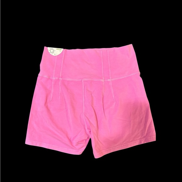 Offline by Aerie High-waist OG Shortie Pink Women's Shorts - Picture 2 of 4